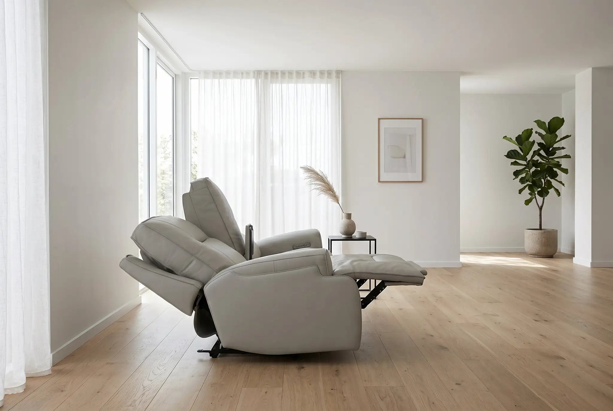 Atlas Fog 2-Piece Power Reclining Sofa Set by Ornate Furniture
