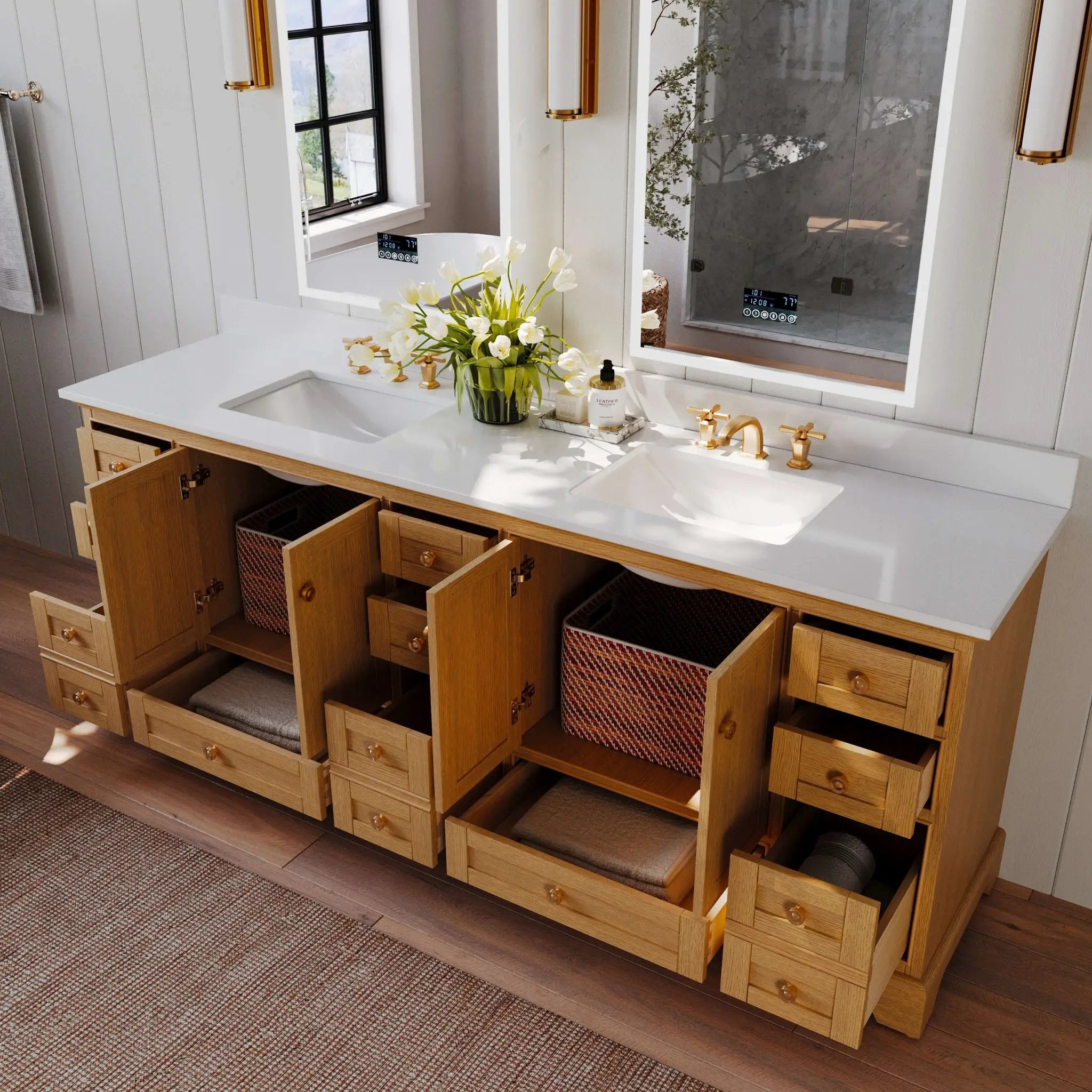Audrey 84" Bath Vanity Set by Ancerre Designs