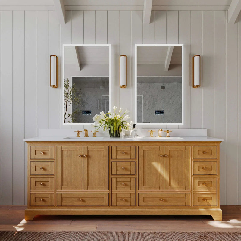 Audrey Bathroom Vanity in Sienna Finish by Ancerre Designs