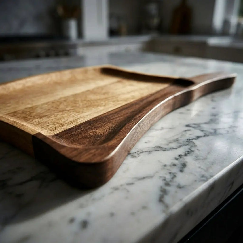 House of Avana Axe Shape Mango Wood Platter by House Of Avana