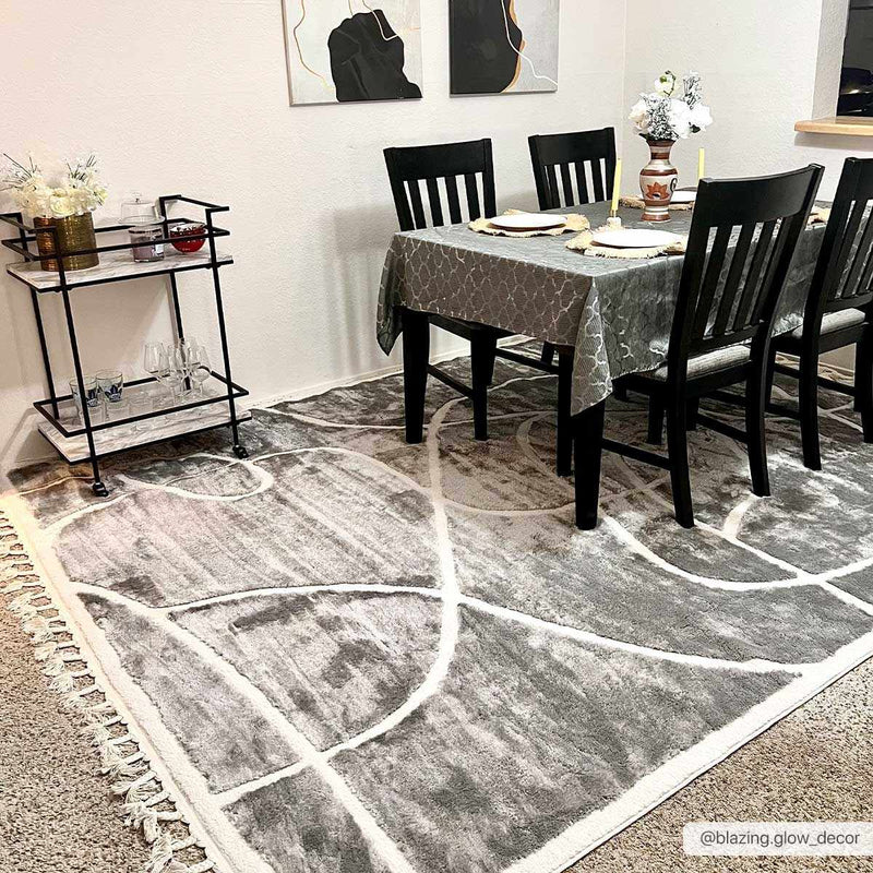 Azana Modern Gray Area Rug - Clearance by Boutique Rugs