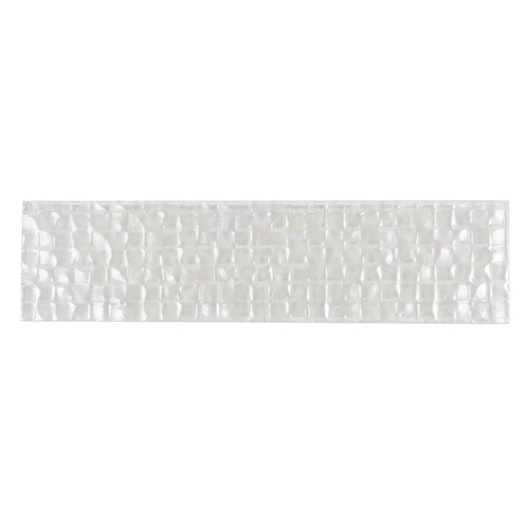 Pearl White 3x12 Textured Glossy Subway Glass Tile (20 pack, 5 sq ft/case) by Apollo Tile