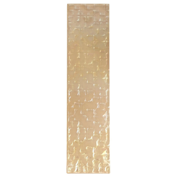Champagne Gold 3x12 Glossy Brick Glass Subway Tile (20 pack, 5 sq ft/case)