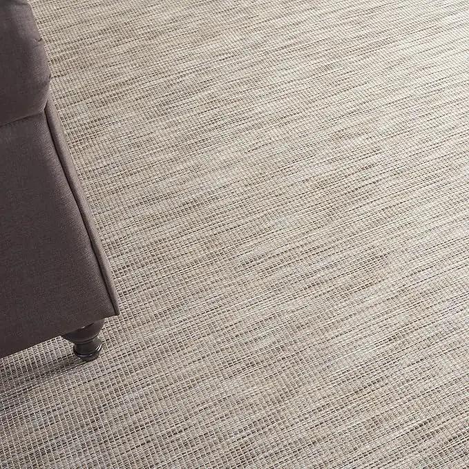 Nourison Positano Indoor-Outdoor Beige 8' x 10' Area Rug, Easy Cleaning, Non Shedding, Bed Room, Living Room, Dining Room, Backyard, Deck, Patio (8x10) by GreenHaven Gardens