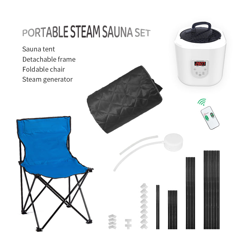 Blisspod | Portable | Personal Full Body 60 Min Rapid Steam Sauna | Pentagonal | Grey | Powerful 1600 Watts | 3.6L Stronger Steamer | 90X90X190cm, photo 10 of 12