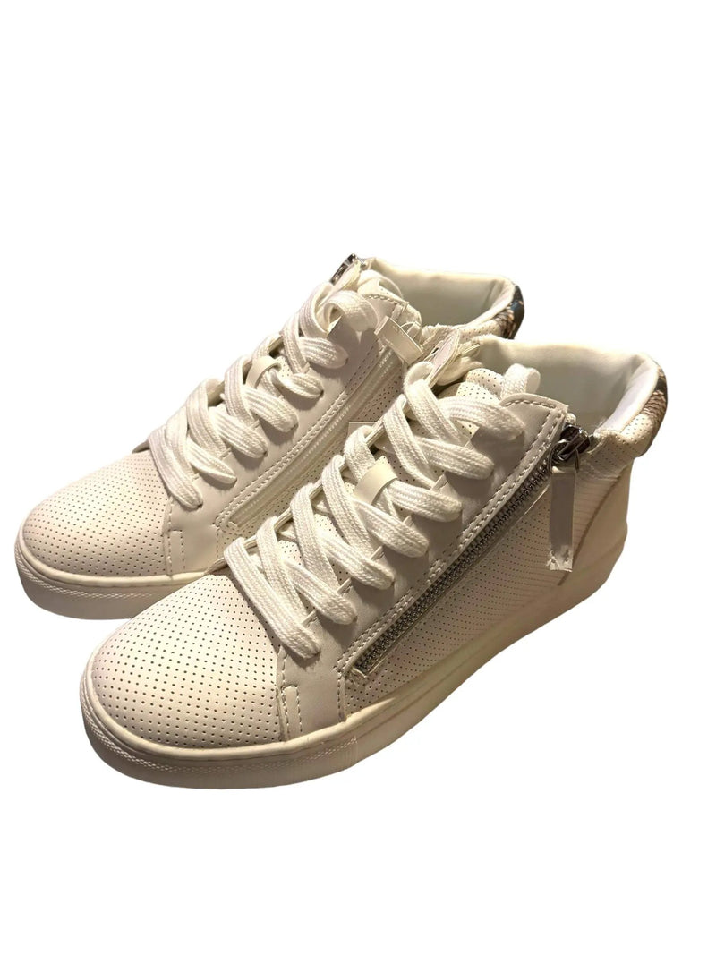 Universal Thread Brooklyn Lace Up Sneakers NEW Size 8.5 White by Selzalot