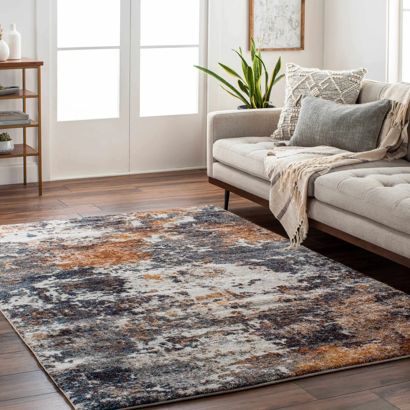 Babatngon Rock Pattern Luxe Rug by Boutique Rugs