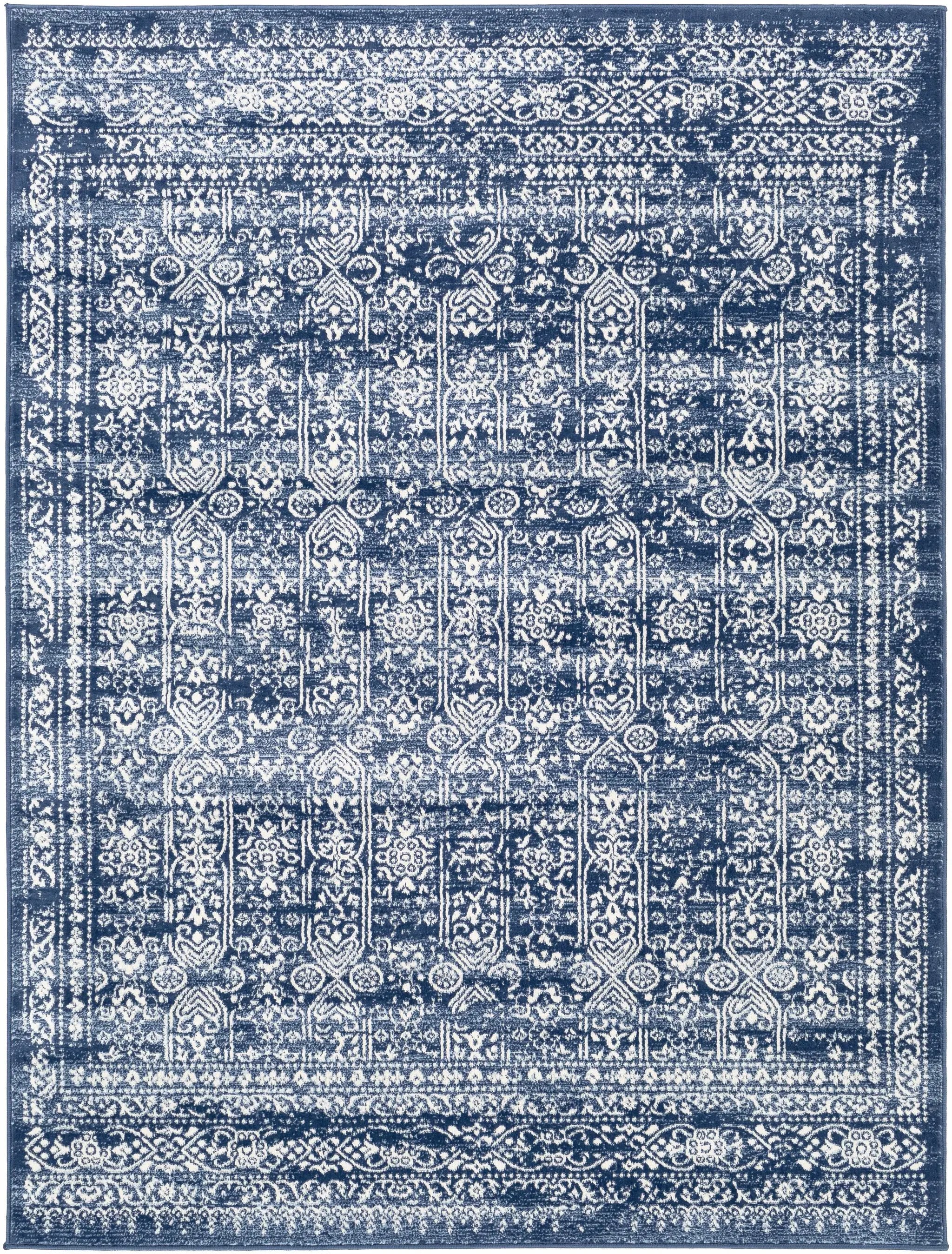 Michie Dark Blue Area Rug by Boutique Rugs