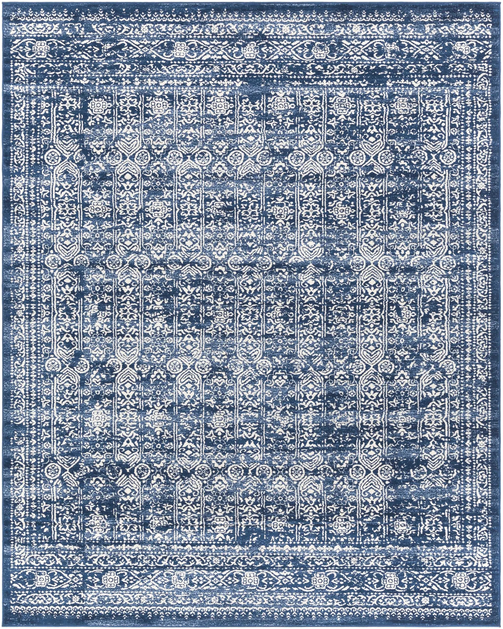 Michie Dark Blue Area Rug by Boutique Rugs