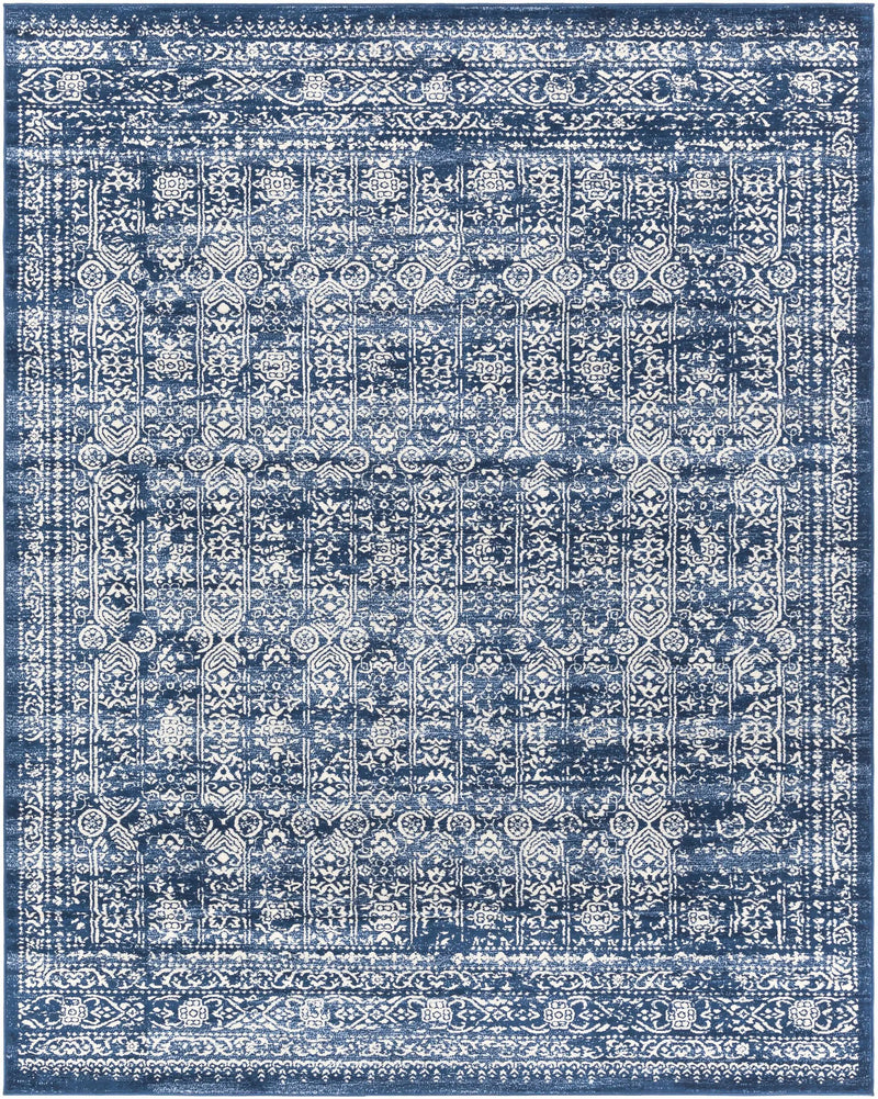 Michie Dark Blue Area Rug by Boutique Rugs