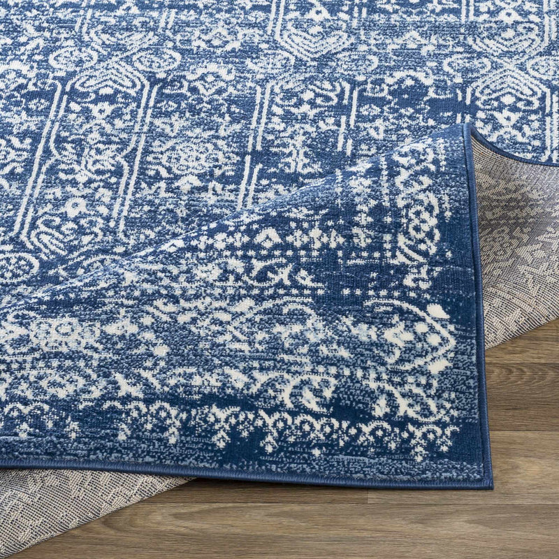 Michie Dark Blue Area Rug by Boutique Rugs