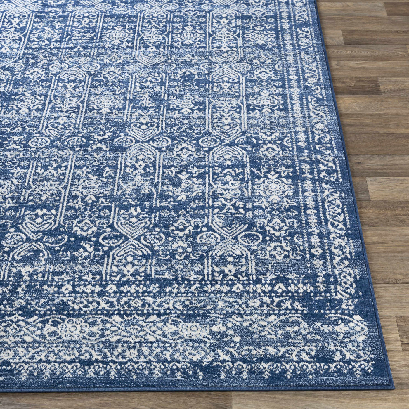 Michie Dark Blue Area Rug by Boutique Rugs