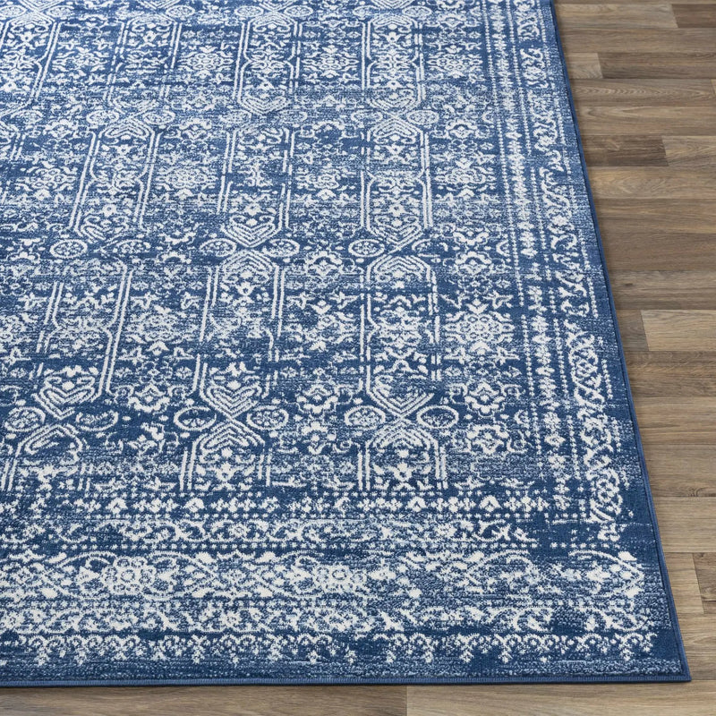 Michie Dark Blue Area Rug by Boutique Rugs