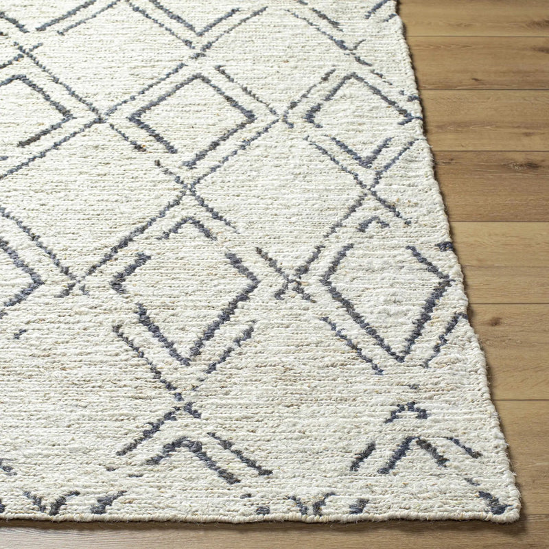 Barlig Beige Trellis Jute Carpet - Clearance by Boutique Rugs