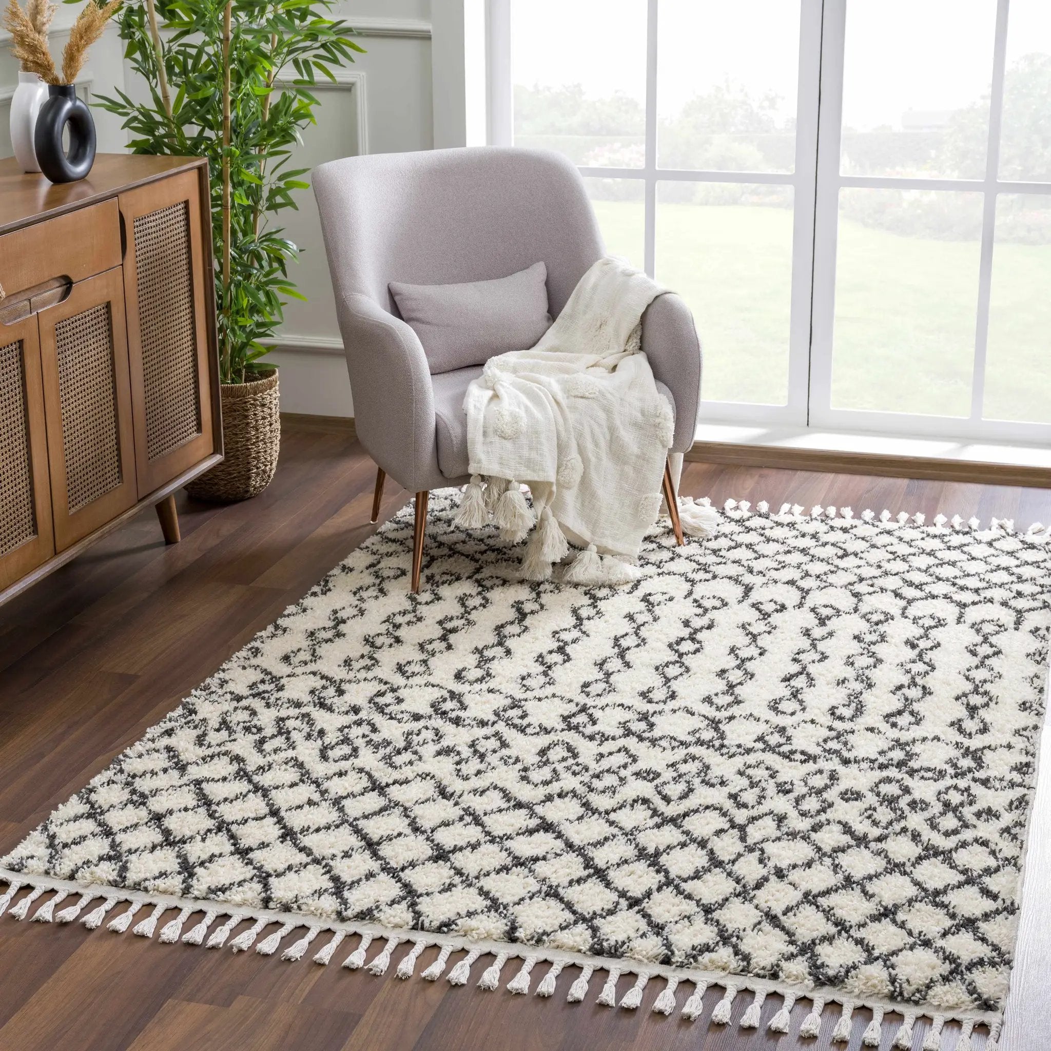 Muni Berber Shag Rug - Clearance by Boutique Rugs