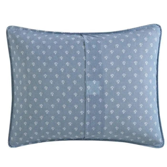 100-Percent Cotton Blue White Grey Nautical Stripes 4 Piece Daybed Cover Set by HomePacific