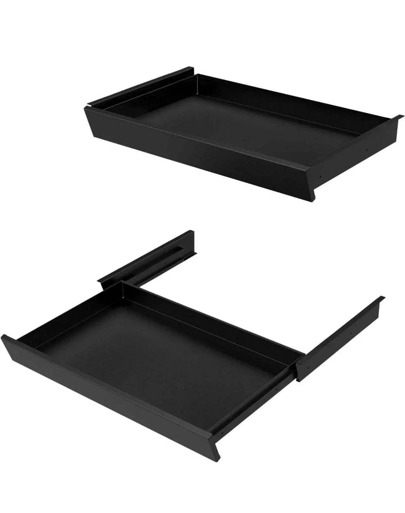 Stand Up Desk Store Add-On Office Sliding Under-Desk Drawer Storage by Selzalot