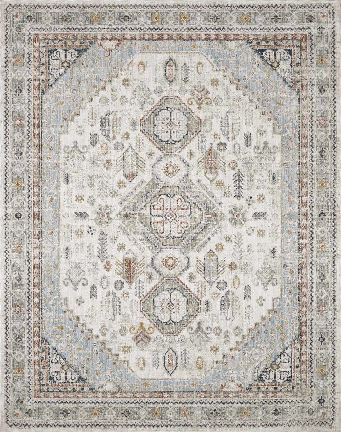 Kouta Cream Area Rug by Boutique Rugs