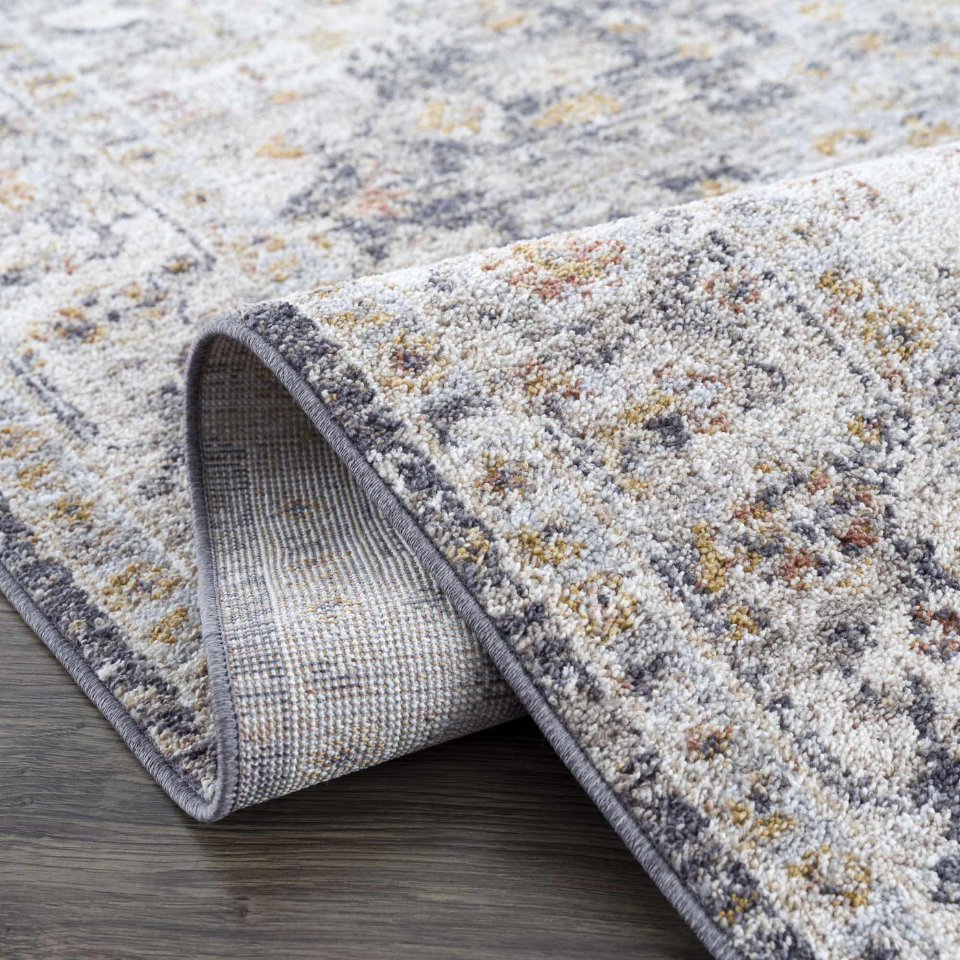 Ivria Navy & Rust Area Rug by Boutique Rugs