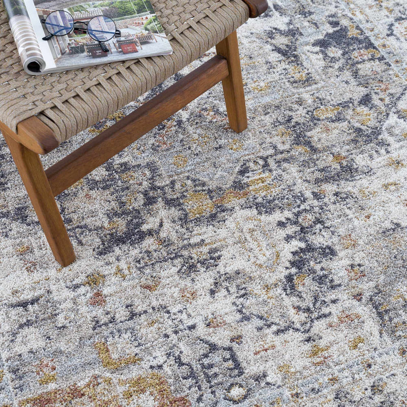 Ivria Navy & Rust Area Rug by Boutique Rugs