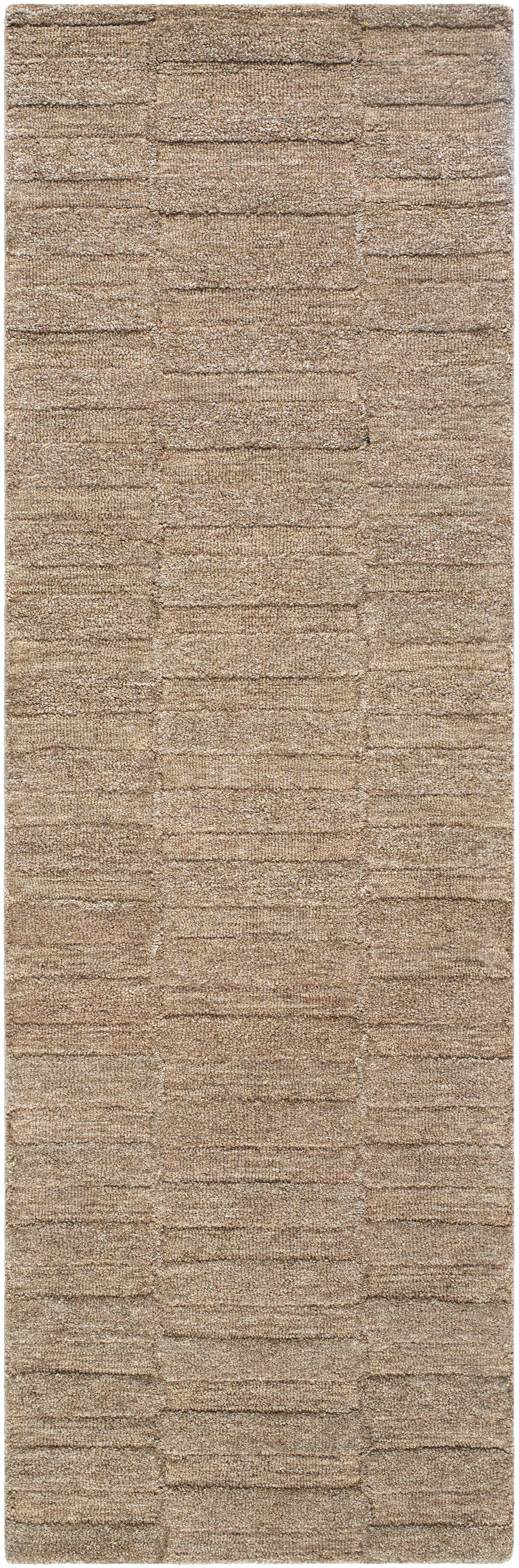 Idaho Broken-Striped Brown Area Rug by Boutique Rugs