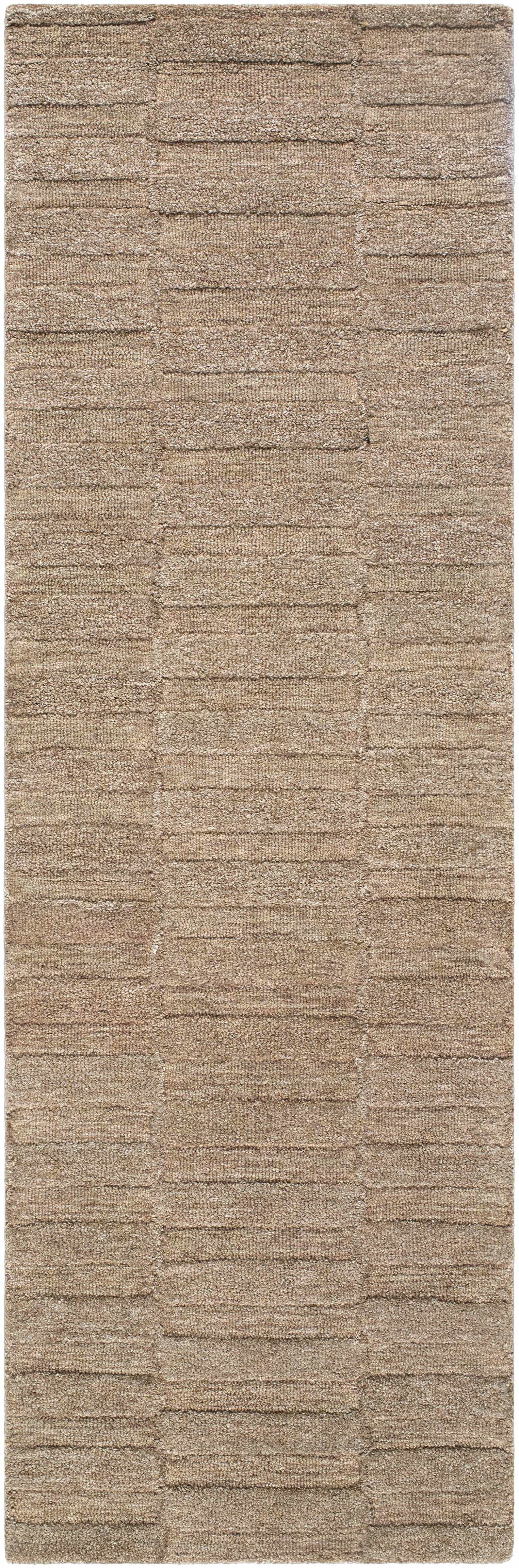 Idaho Broken-Striped Brown Area Rug by Boutique Rugs