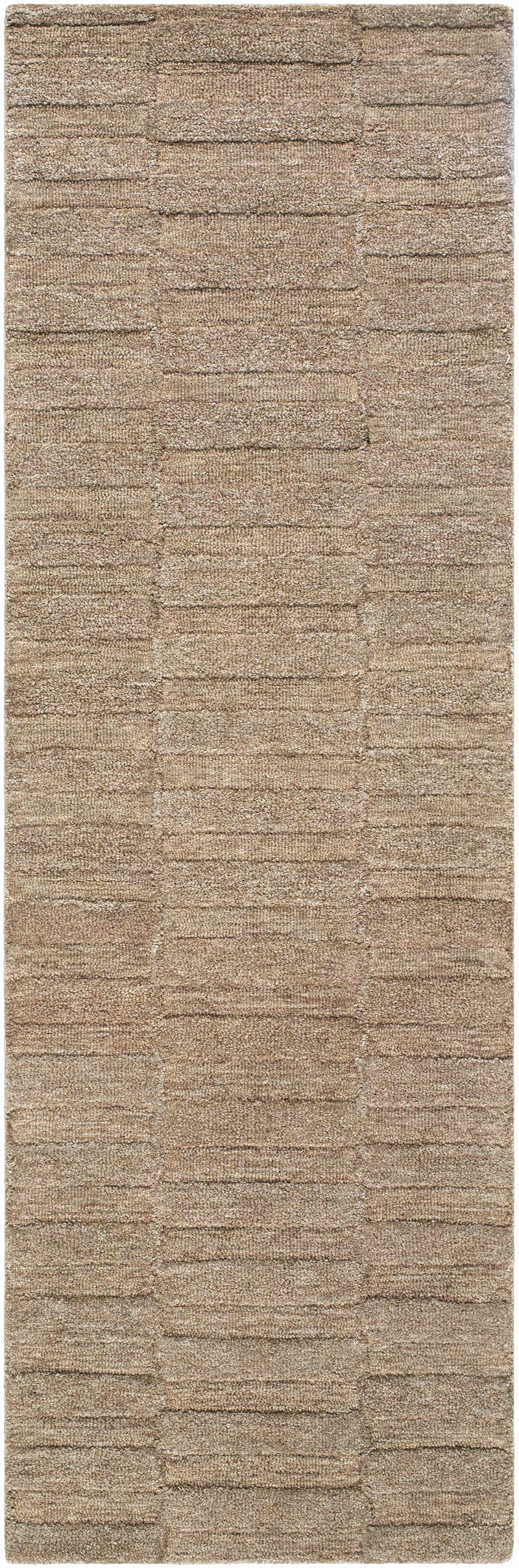 Idaho Broken-Striped Brown Area Rug by Boutique Rugs