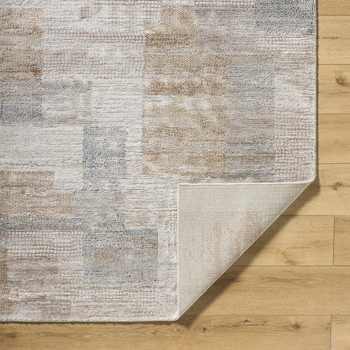 Anaisa Beige Luxe Thick Area Rug by Boutique Rugs