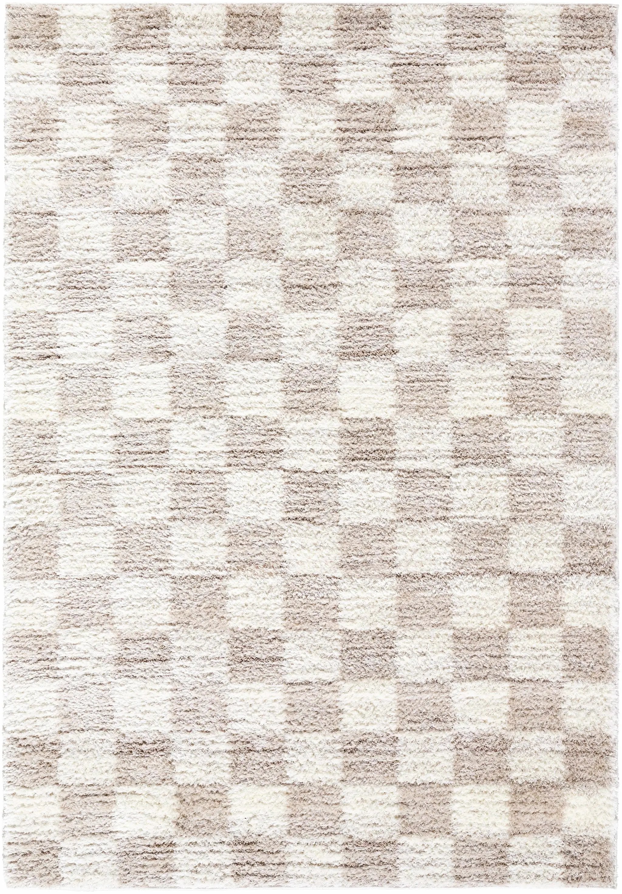 Belita Cream Luxe Shag Area Rug by Boutique Rugs