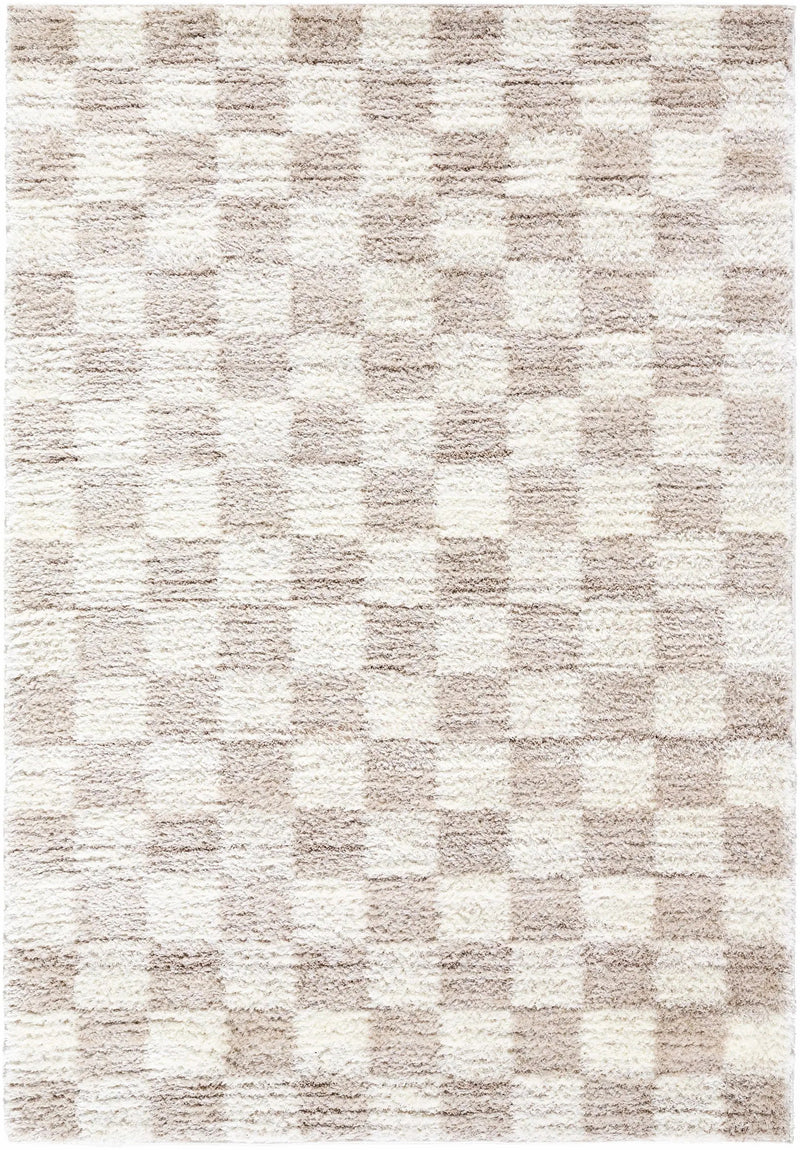 Belita Cream Luxe Shag Area Rug by Boutique Rugs