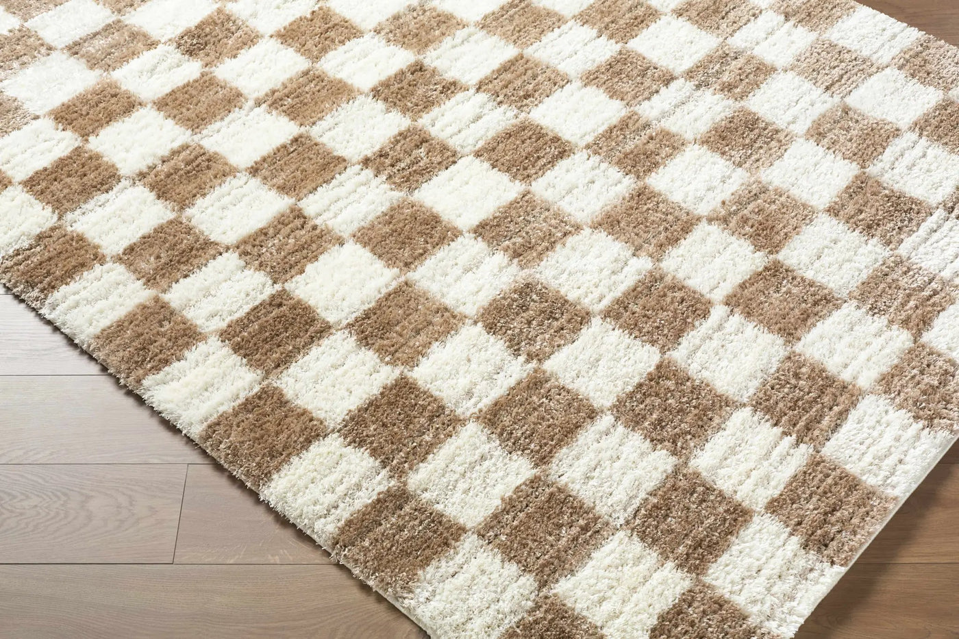 Belita Cream Luxe Shag Area Rug by Boutique Rugs