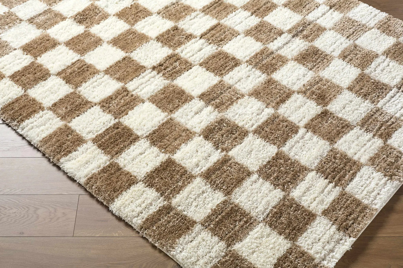 Belita Cream Luxe Shag Area Rug by Boutique Rugs