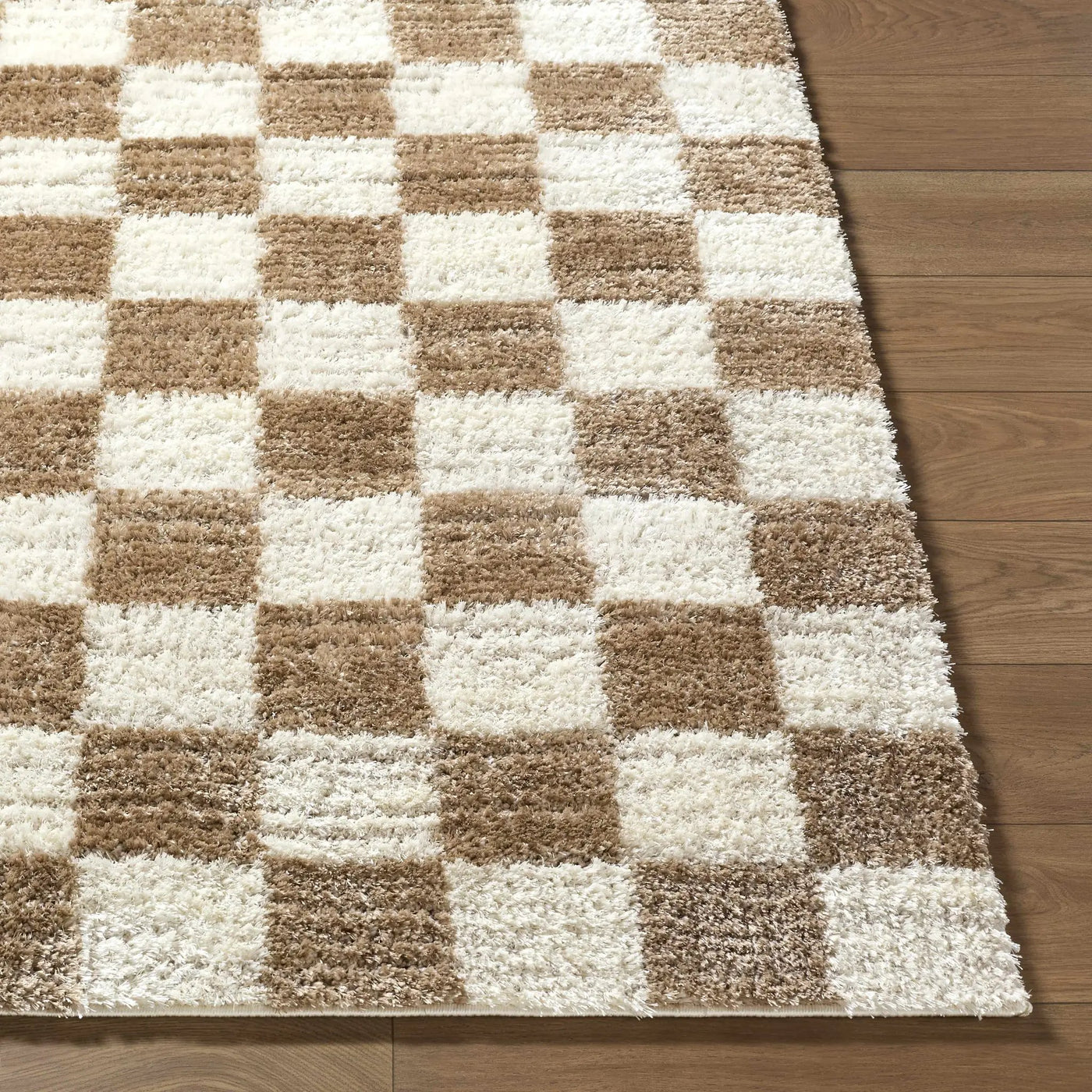 Belita Cream Luxe Shag Area Rug by Boutique Rugs