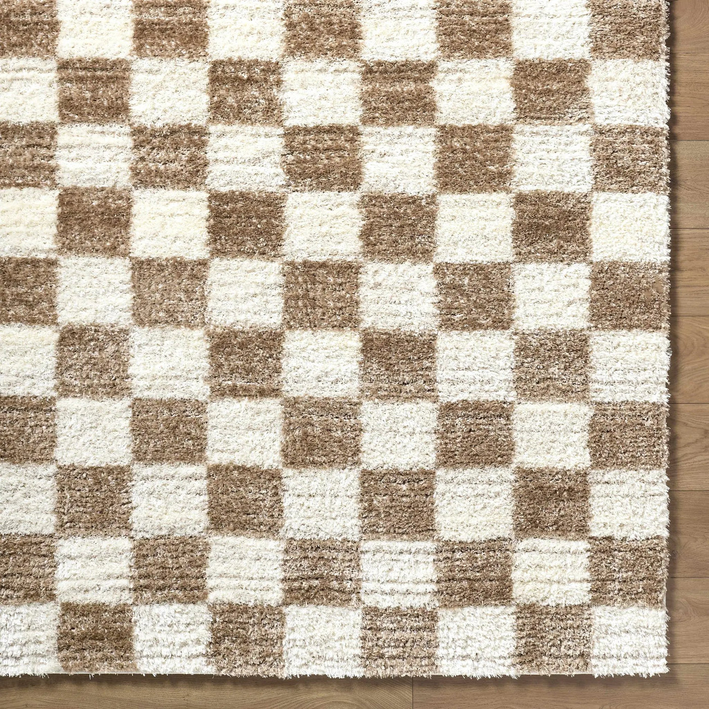 Belita Cream Luxe Shag Area Rug by Boutique Rugs