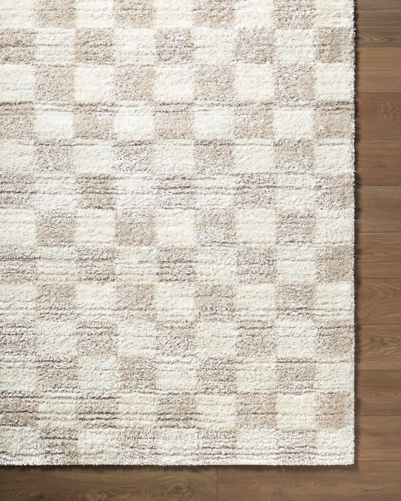 Belita Beige Luxe Shag Area Rug by Boutique Rugs