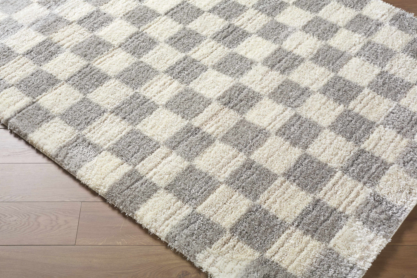 Belita Tan Luxe Shag Area Rug by Boutique Rugs