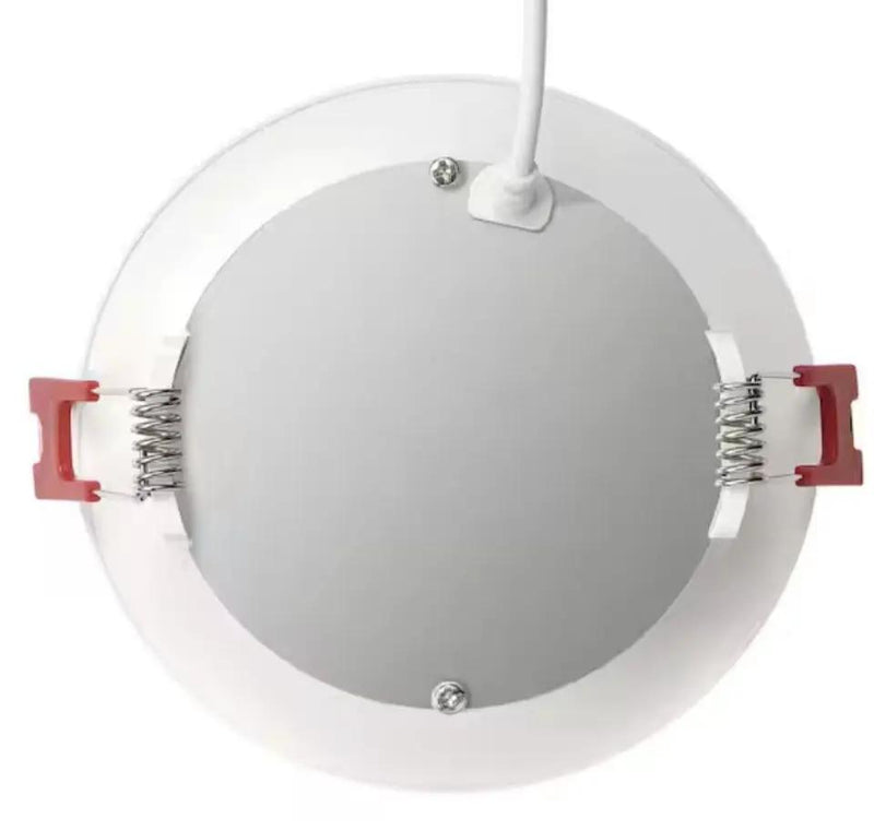 Commercial Electric Pro Value Series LED 4 in Round Adj Color Temp Canless Recessed Light for Kitchen Bath Living rooms, Wht 4-Pk by Selzalot