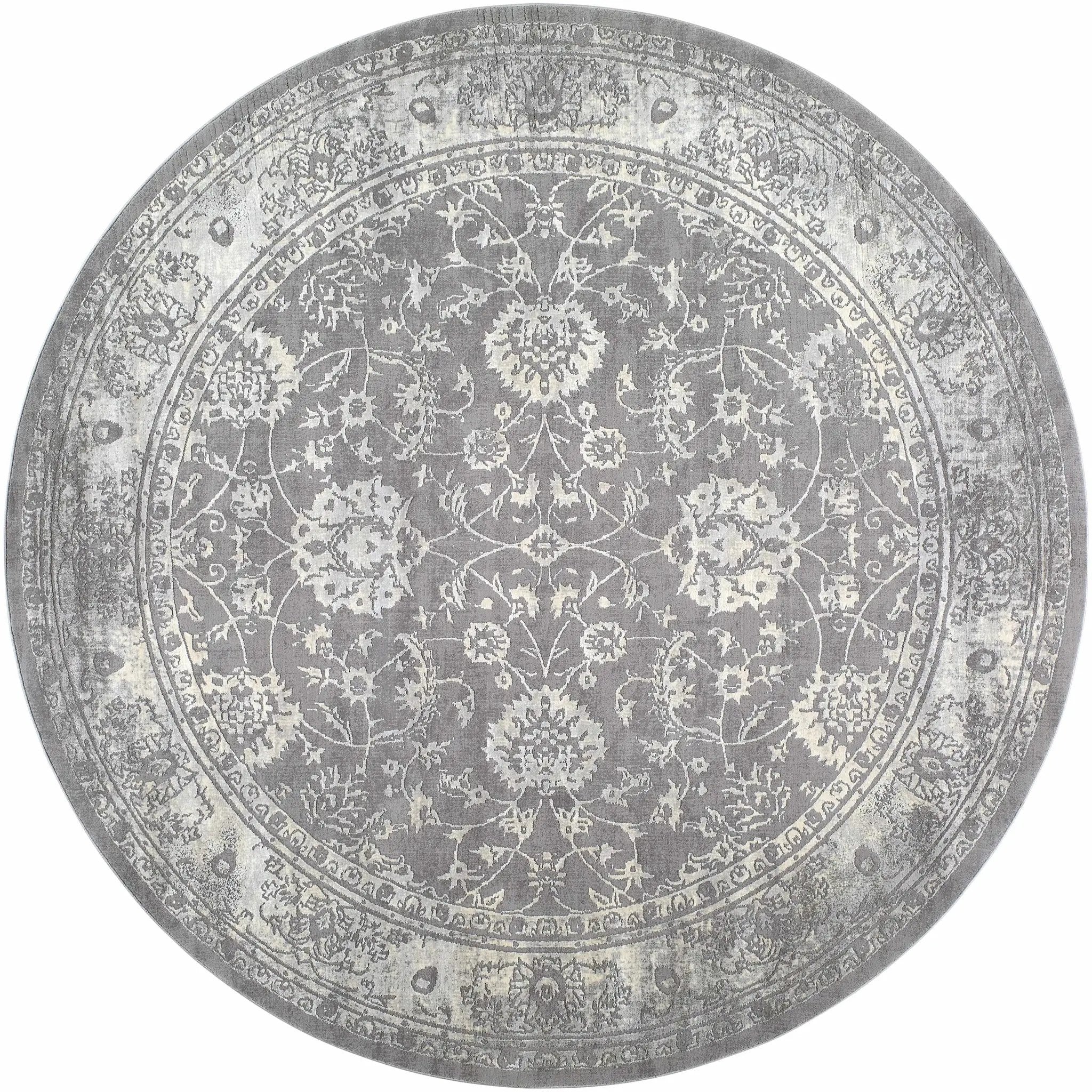 Benavides Gray Updated Traditional Tibetan Rug by Boutique Rugs