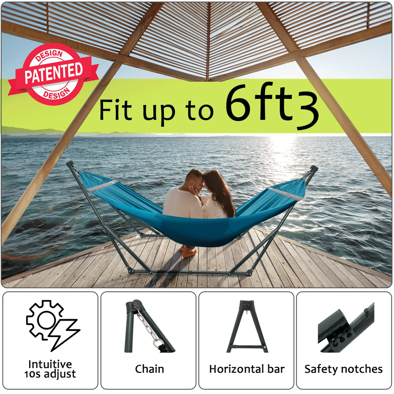 Tranquillo Universal Canvas Hammock Medium Size for Ultimate Comfort and Style by Megsu