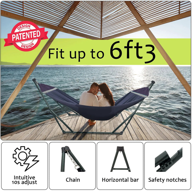 Tranquillo Universal Canvas Hammock Medium Size for Ultimate Comfort and Style by Megsu