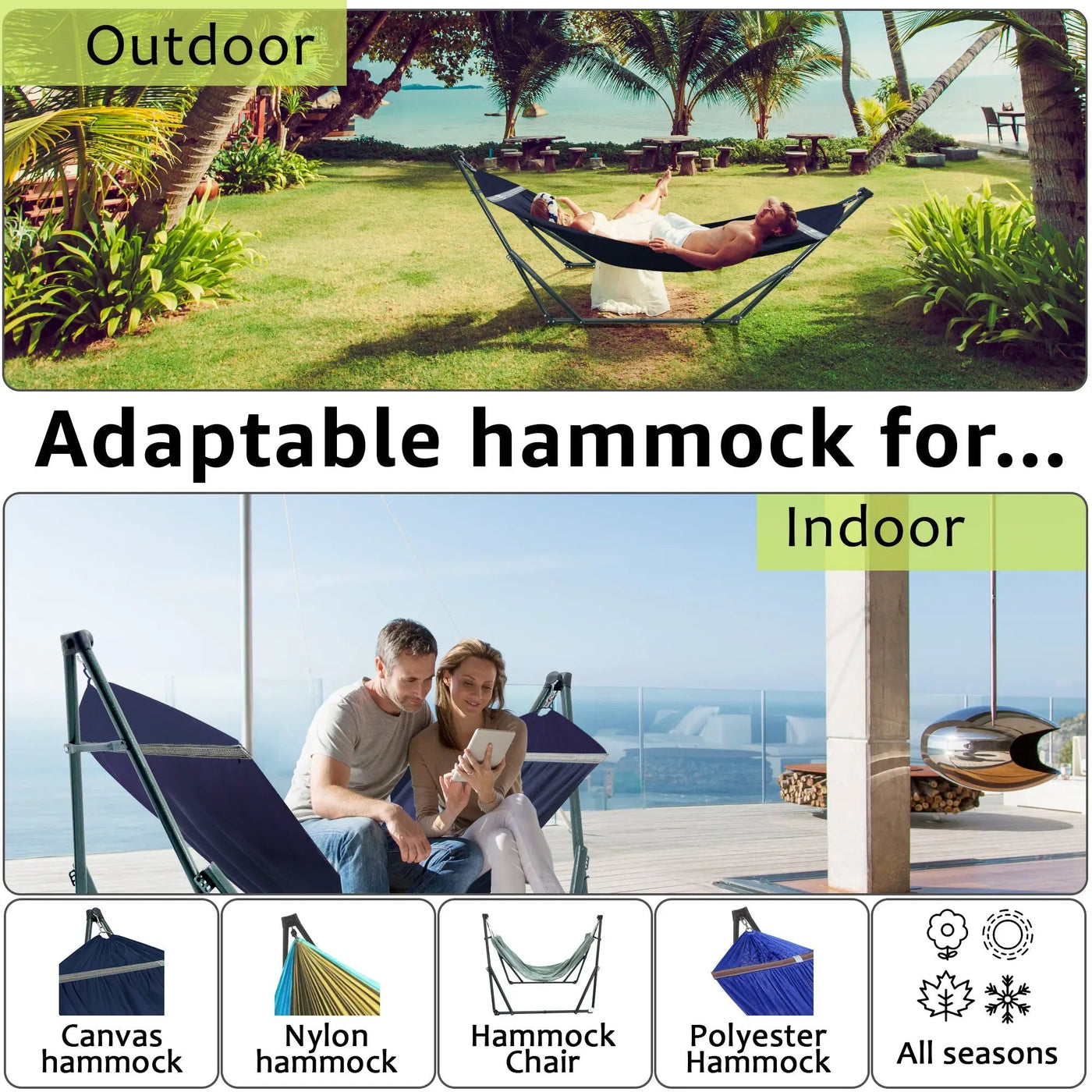 Universal Canvas Hammock Medium Size by Megsu