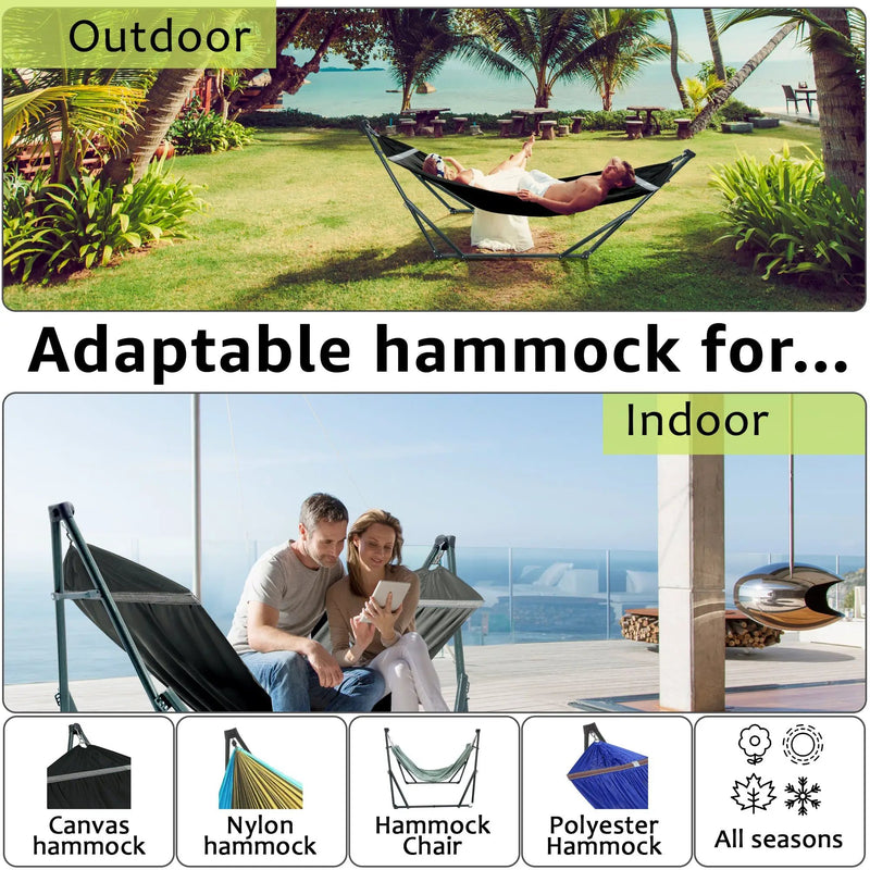 Tranquillo Universal Canvas Hammock Medium Size for Ultimate Comfort and Style by Megsu