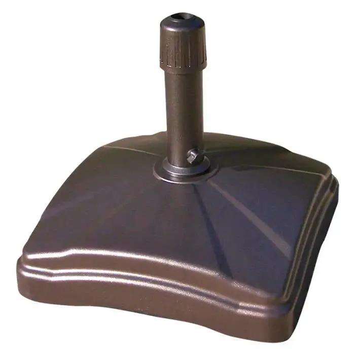 Bronze Patio Umbrella Base Up to 125 lbs of Stability Easy to Move Made in USA by HomePacific