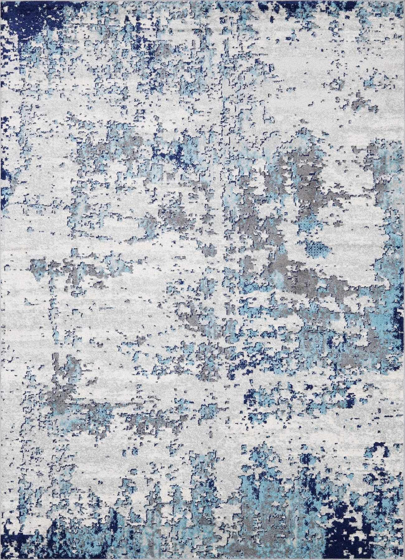 Beverly Abstract Blue Area Rug by Boutique Rugs