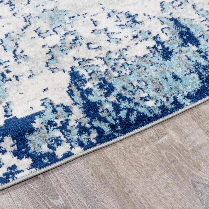 Beverly Abstract Blue Area Rug by Boutique Rugs