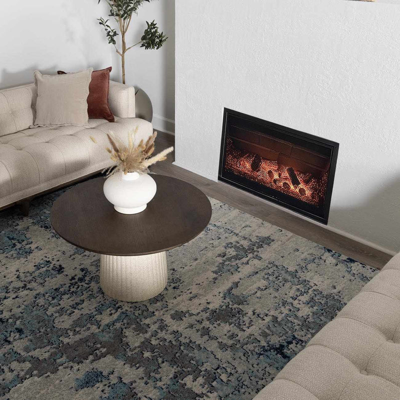 Beverly Abstract Blue Area Rug by Boutique Rugs