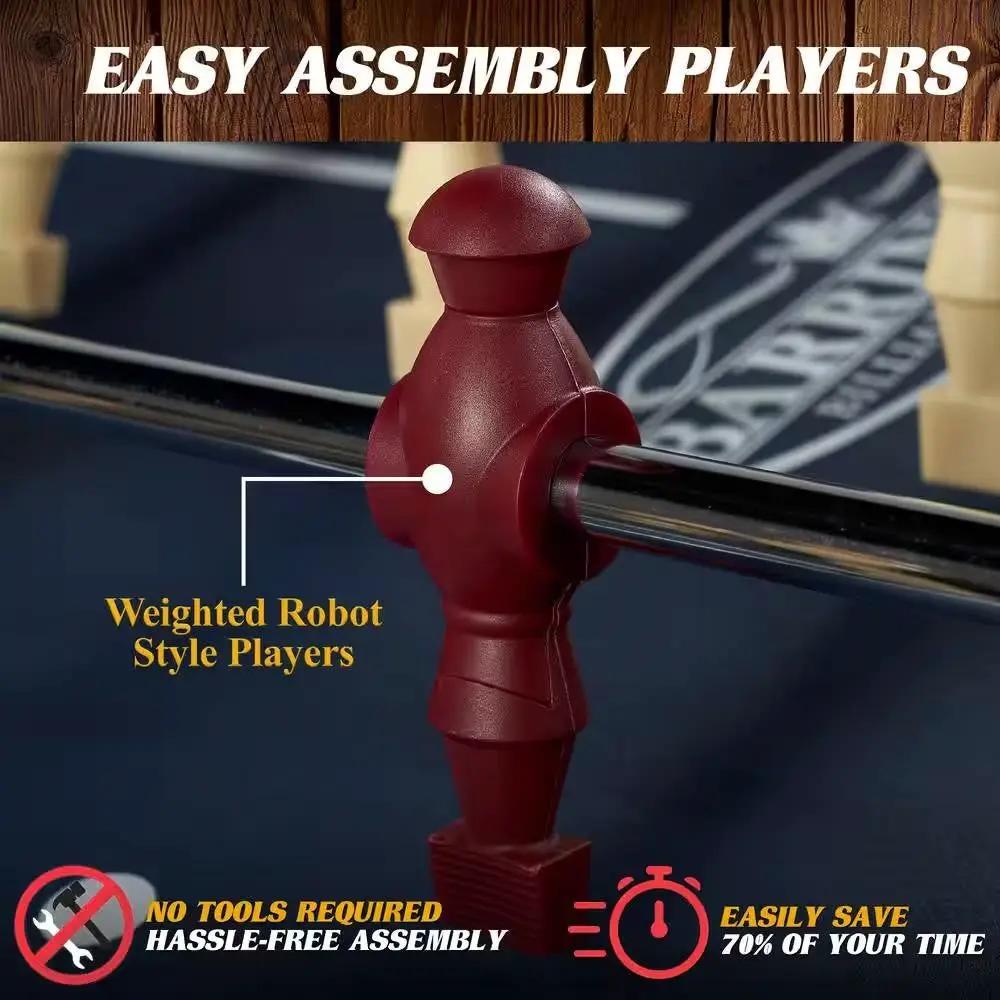 Sturdy X-Leg Industrial Modern Style 48-inch Foosball Table with 2 Balls by HomePacific