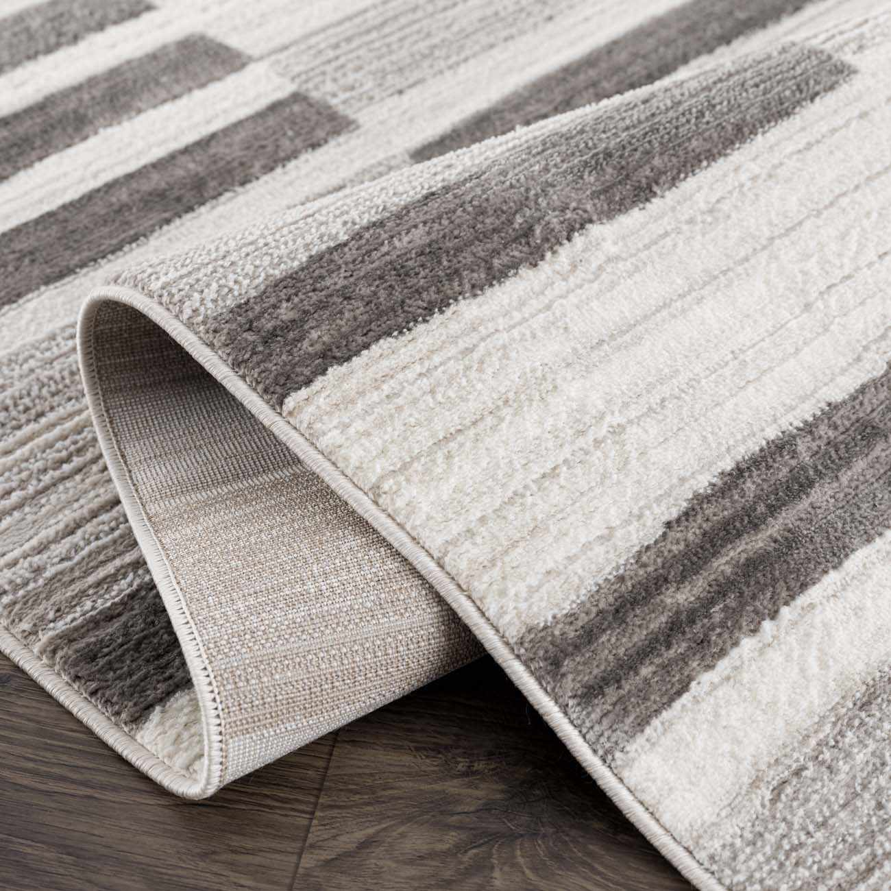Bojana Broken-Striped Area Rug - Clearance by Boutique Rugs