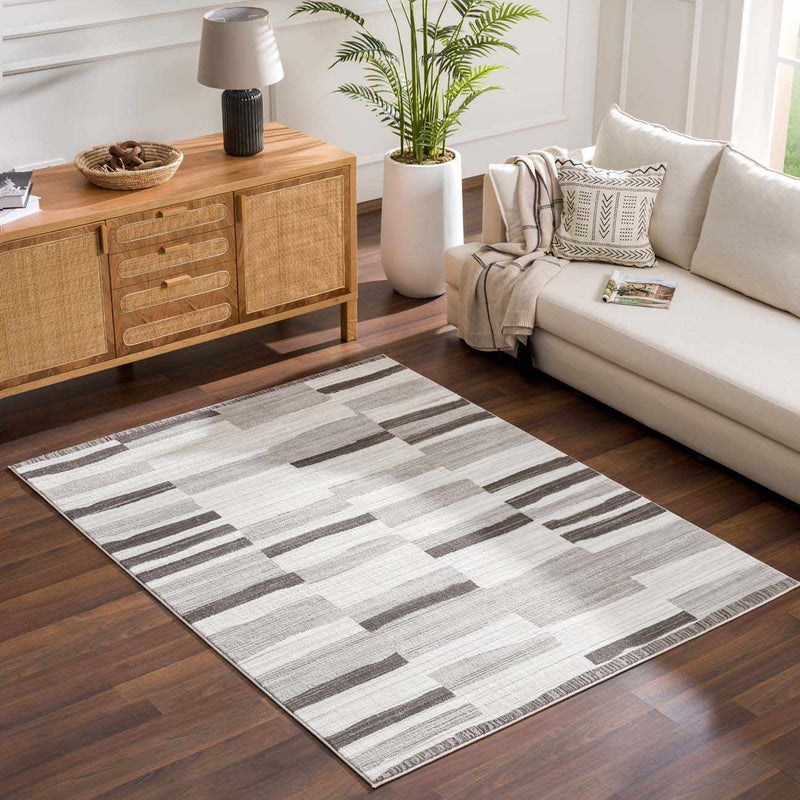 Bojana Broken-Striped Area Rug - Clearance by Boutique Rugs