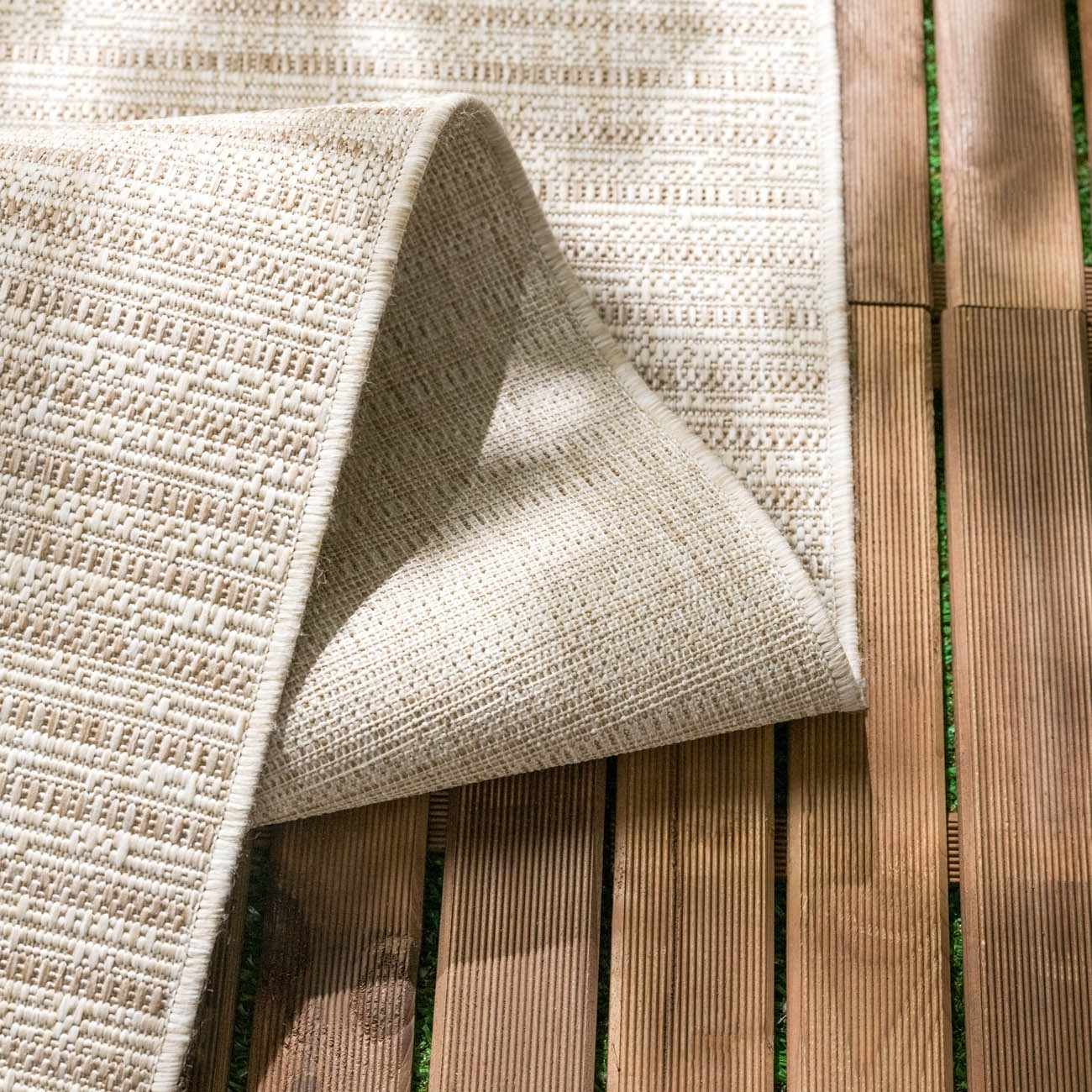 Stephan Beige Outdoor Rug by Boutique Rugs
